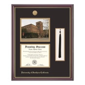 USC Trojans Windsor Bovard Photo & Tassel 8.5 x 11 diploma frame BA/MA/PHD